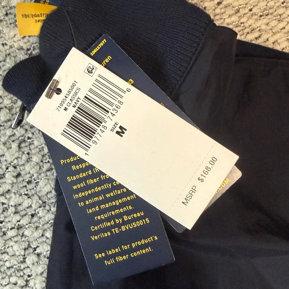 Polo‎ Ralph Lauren Hybrid Full-Zip Sweater Vest | Medium/Navy | NWT